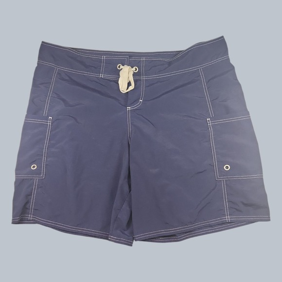Tommy Bahama Pants - Tommy Bahama Women's Plus Size 1X Board Shorts Navy Blue Cargo